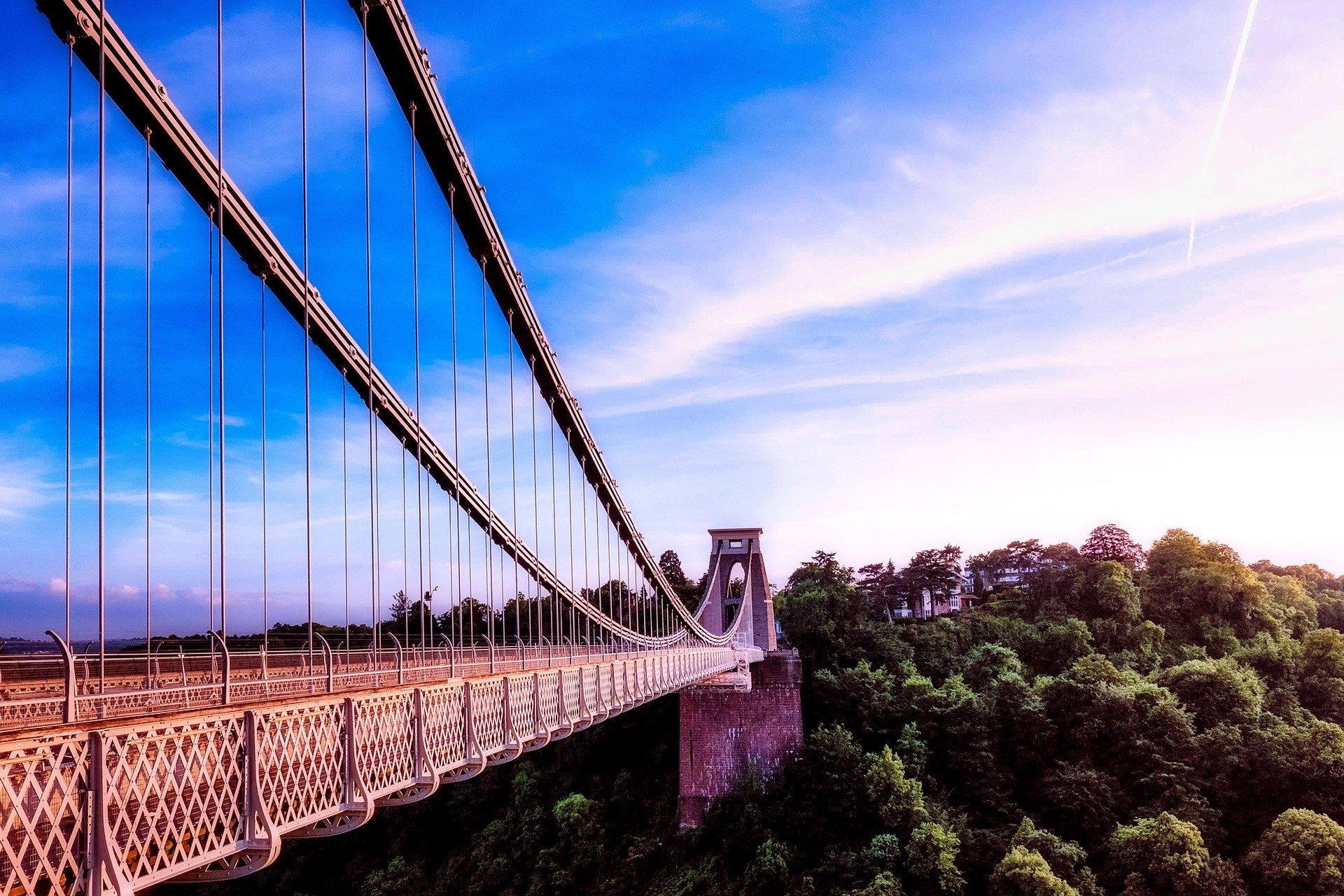 A picture of Clifton Suspension Bridge in Bristol, UK.