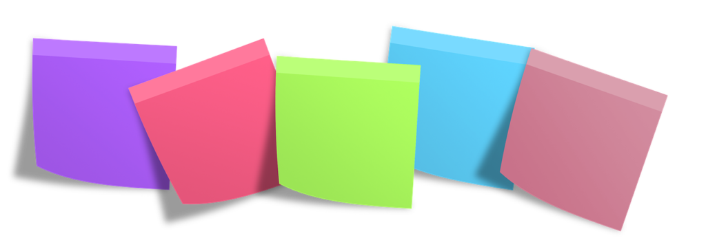 Sticky notes: many business analysts loves using sticky notes in face-to-face meetings.